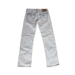 True Religion Jeans Men's 32 Ricky Relaxed Straight Distressed